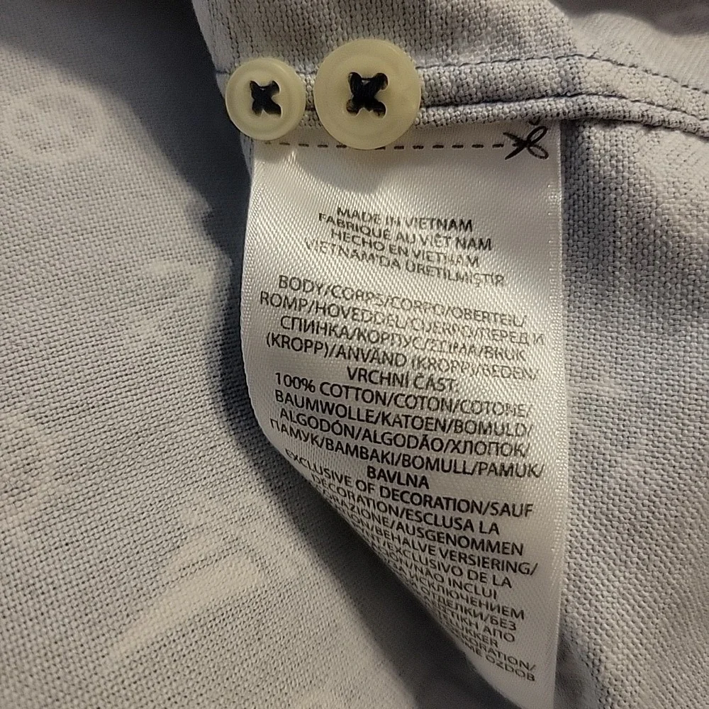 Polo Ralph Lauren Shirt‎ Mens XL Blue Classic Allover Geometric Anchor Sailboat